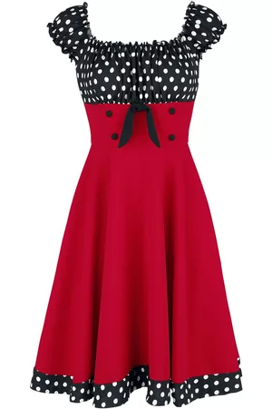 Belsira Schulterfreies Swing-Kleid Kleid