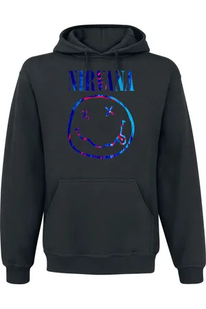 Nirvana Silver Smiley Kapuzenpulli