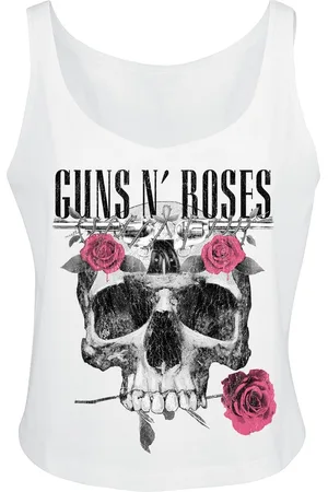 Guns N´Roses Flower Skull Girl-Top