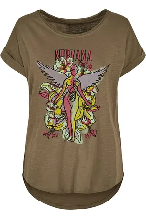 Nirvana Angel Flowers Girl-Shirt