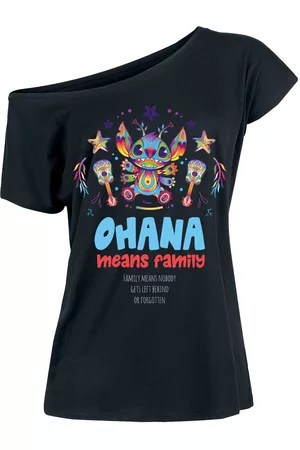 Disney Damen Shirts - Ohana Mexico Shirt schwarz