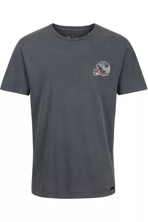 Recovered Clothing NFL Patriots College Black Washed T-Shirt