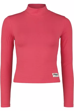 Fila TARSIA cropped turtle neck long sleeve shirt Girl-Longsleeve