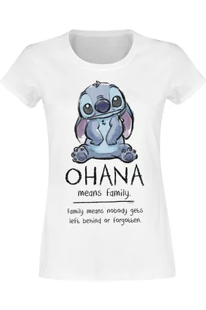 Disney Damen Shirts - Ohana Means Family Shirt weiß