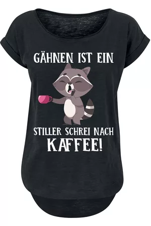 Tierisch Gähnen ist ein stiller Schrei nach Kaffee! Girl-Shirt