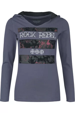 Rock Rebel Longsleeve with hood Girl-Longsleeve