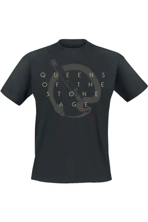 Queens Of The Stone Age In Times New Roman - Bad Dog T-Shirt