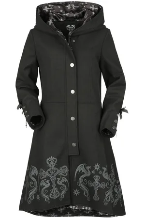 Gothicana Gothicana X Anne Stokes Coat Girl-Mantel