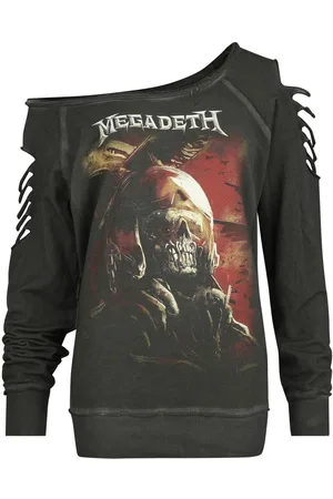 Megadeth Fighter Pilot Girl-Sweat-Shirt