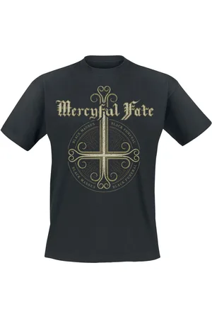 Mercyful Fate Black Funeral Cross T-Shirt