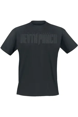 Five Finger Death Punch Black On Black Knuckles V2 T-Shirt