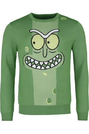 Rick and Morty Pickle Rick Strick-Sweater