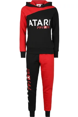 Atari Red Black - Color Patchwork Girl-Trainingsanzug