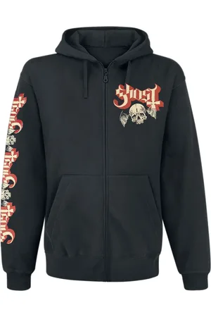 Ghost Distressed Papa Skull Kapuzenjacke