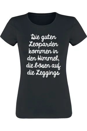 Sprüche Leoparden Girl-Shirt