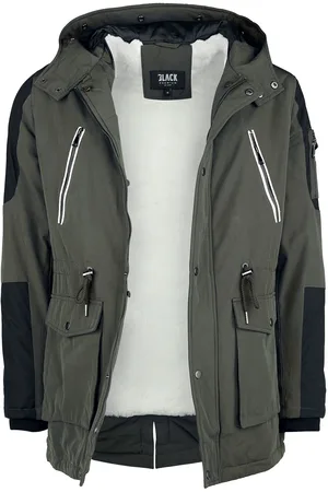 EMP Lässige Winterjacke mit Kunstfellkragen Winterjacke