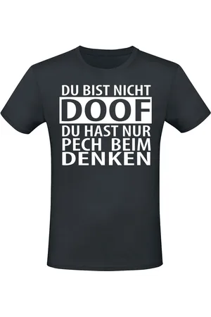 Sprüche Du bist nicht doof du hast nur Pech beim Denken T-Shirt