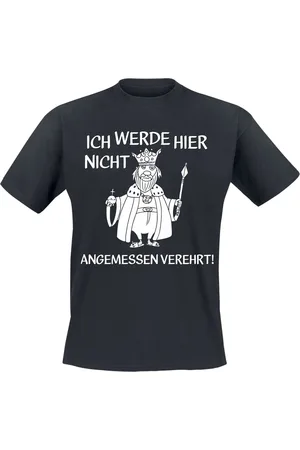 Sprüche Ich werde hier nicht angemessen verehrt! T-Shirt