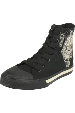 Gothicana Sneaker with Industrial Beetle Print Sneaker