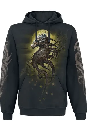 Spiral Oak Dragon Kapuzenpulli