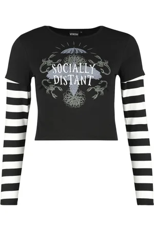 Wednesday Socially Distant Girl-Longsleeve