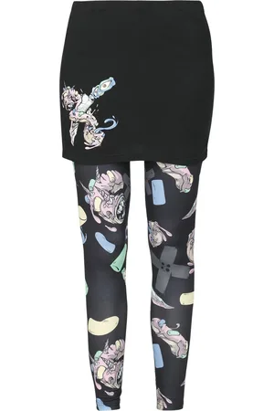 RED by EMP Leggings with Monster-Donut Print Leggings