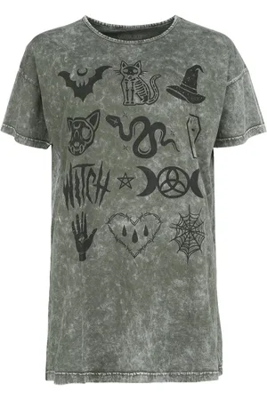Gothicana T-Shirt with Frontprint Girl-Shirt