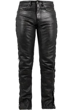 Gipsy GWMTie up Jeans Lederhose
