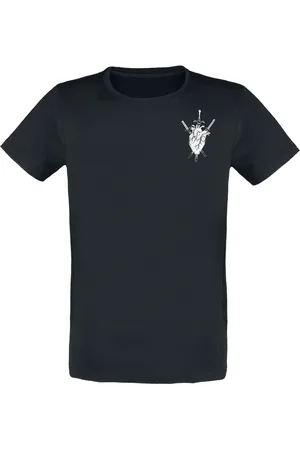 EMP T-Shirt with Heart and Sword Print T-Shirt