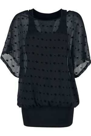 Forplay Double Layer Stars Tee Girl-Shirt