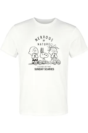 Peanuts Nervous By Nature A Case Of The Sunday Scaries T-Shirt