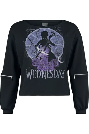 Wednesday Sharp Edged Girl-Sweat-Shirt