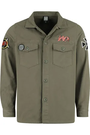 Slayer Amplified Collection Military Shirt - Shacket Hemd