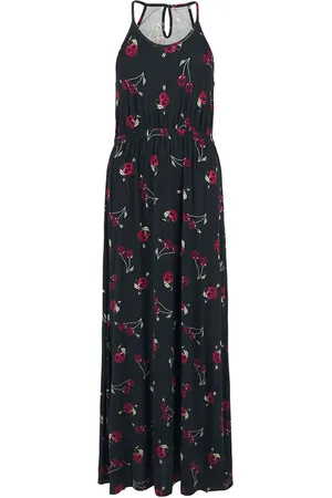 Rock Rebel Maxidress with Cherry Skull Alloverprint Maxikleid