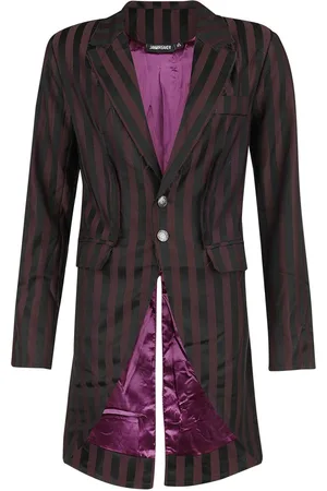 Jawbreaker Stripe Blazar Coat Girl-Mantel