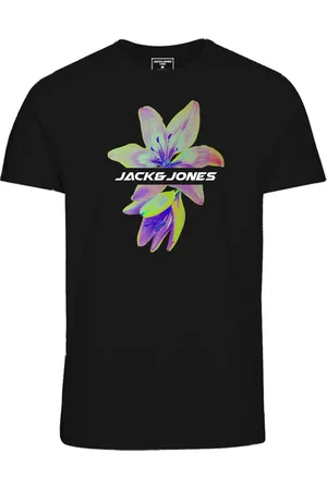 JACK & JONES Jcoflower Print Tee S/S Crew Neck FST JNR Kinder-Shirt