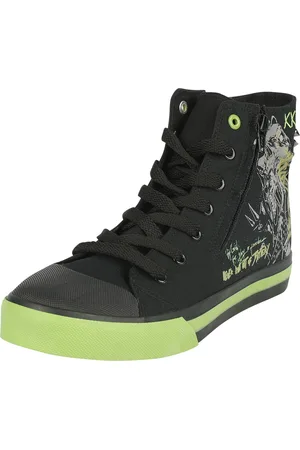 Rock Rebel Sneaker with Old School Cyber Skull Sneaker