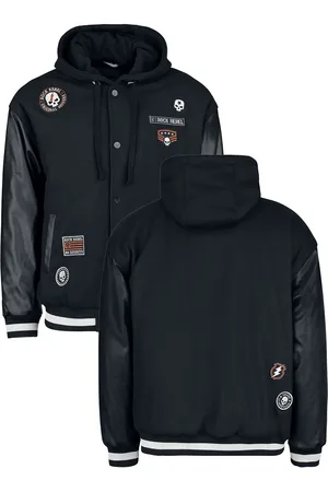 Rock Rebel Collegejacket With Faux Leather Details College-Jacke