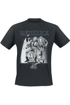 BEETLEJUICE Poster Black Logo T-Shirt