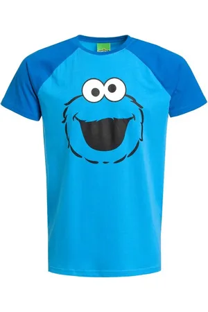 Sesamstraße Cookie Monster Face T-Shirt