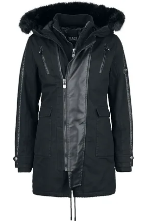 EMP Winter Jacket With Fake Fur Hood Girl-Winter-Jacke