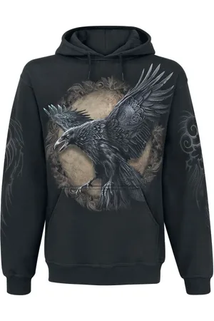 Spiral Raven Wise Kapuzenpulli