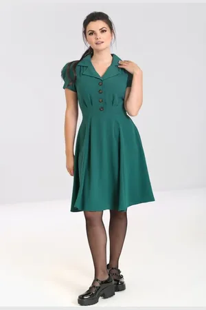 Hell Bunny Vera Lynn Dress Green Kleid
