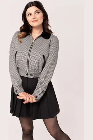 Hell Bunny Teddy Jacket Girl-Jacke