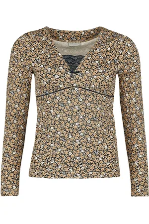 VIVE MARIA Golden Flower Shirt Girl-Longsleeve