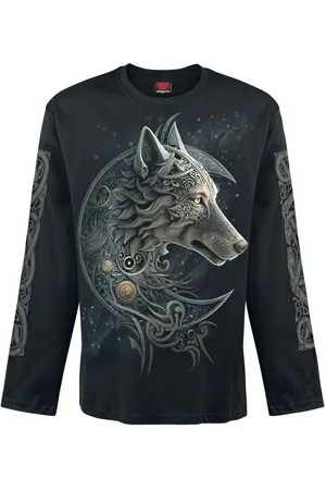 Spiral Celtic Wolf Longsleeve