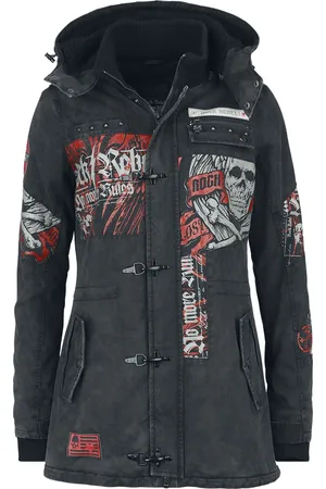 Rock Rebel She Rules Girl-Winter-Jacke