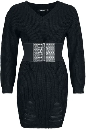 Jawbreaker Ripped Knitted Mini Dress Kleid