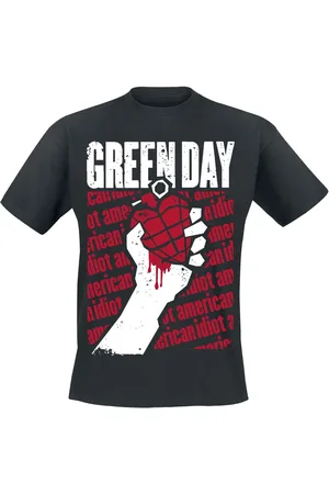 Green Day Diagonal Printed T-Shirt