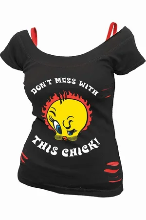 LOONEY TUNES Tweety - Tough Chick Girl-Shirt